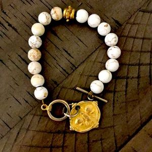 Susan Shaw gold bee bracelet
